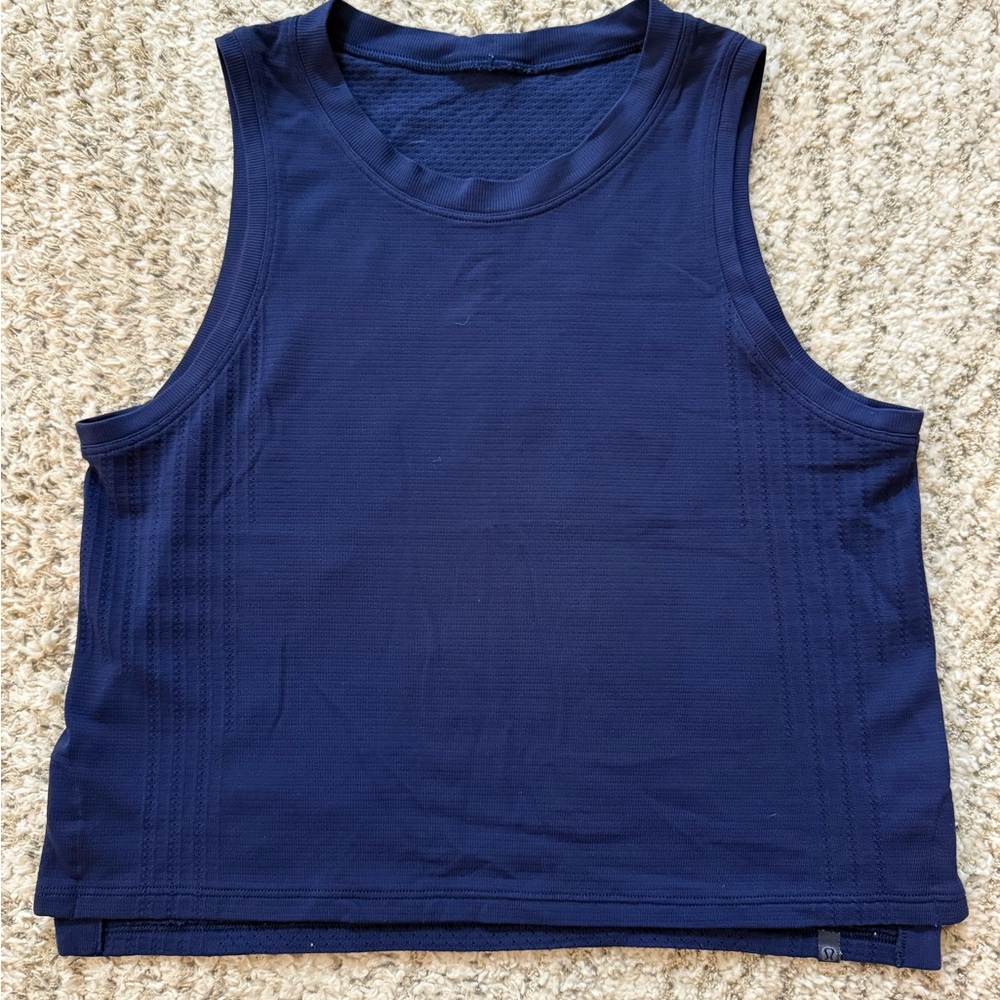 Lululemon Athletica Navy Blue Tank Top